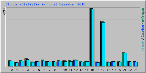 Stunden-Statistik im Monat Dezember 2018